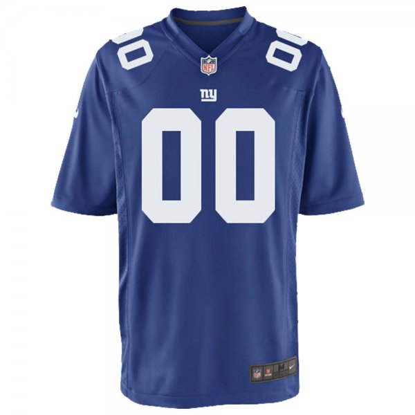 Youth New York Giants Nike Royal Custom Game Jersey