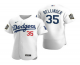 Men's Los Angeles Dodgers #35 Cody Bellinger White 2020 World Series Flex Base Nike Jersey