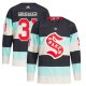 Men's Seattle Kraken #31 Philipp Grubauer adidas Deep Sea Blue 2024 NHL Winter Classic Primegreen Player Jersey