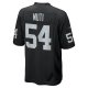 Men's Las Vegas Raiders Netane Muti Nike  Black Team Game Jersey