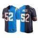 Men's Los Angeles Chargers X Chicago Bears #52 Khalil Mack Split Royal Navy Special Edition NFL Jersey