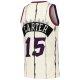 Men's Toronto Raptors Vince Carter Mitchell & Ness Cream Chainstitch Swingman Jersey