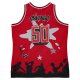 Men's Chicago Bulls Mitchell & Ness x Tats Cru Red Hardwood Classics Fashion Jersey