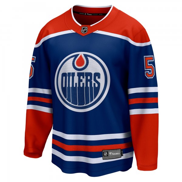 Men's Edmonton Oilers Cody Ceci Fanatics Royal Home Breakaway Player Jersey