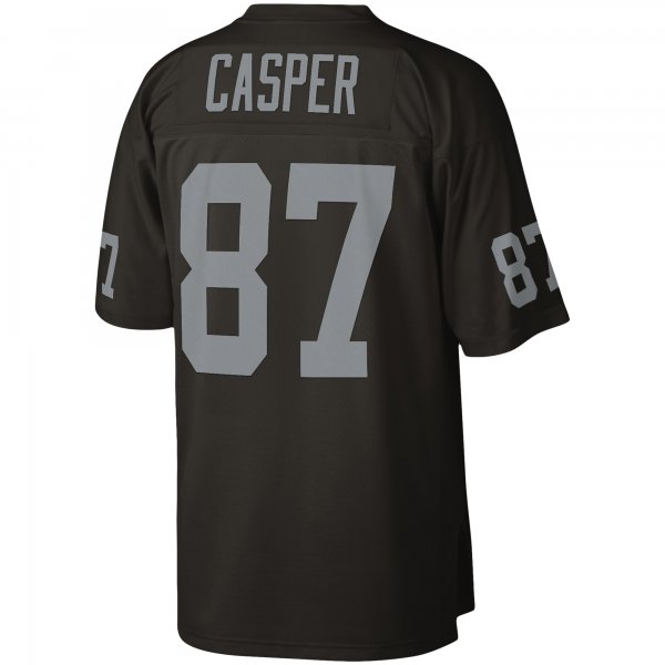 Men's Las Vegas Raiders Dave Casper Mitchell & Ness Black Legacy Replica Jersey