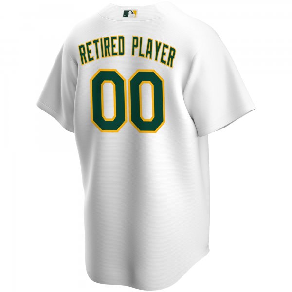 Men's Oakland Athletics Nike White Home Pick-A-Player Retired Roster Replica Jersey