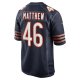 Men's Chicago Bears Christian Matthew Nike  Navy  Game Jersey