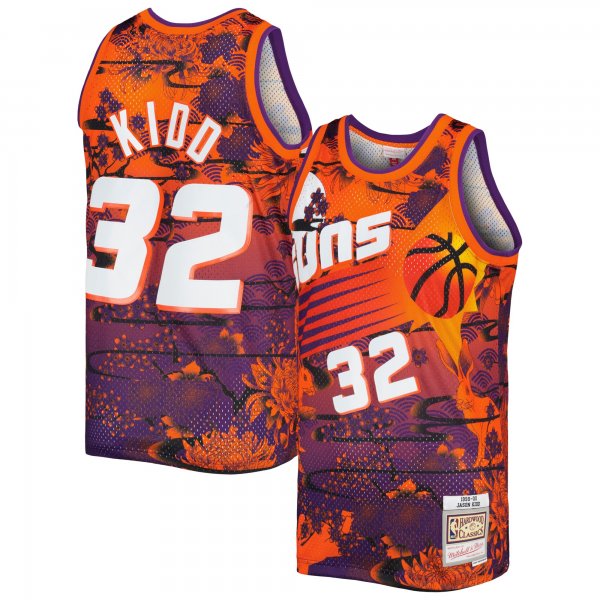 Men's Phoenix Suns Jason Kidd Mitchell & Ness Orange 1999/00 Hardwood Classics Lunar New Year Swingman Jersey