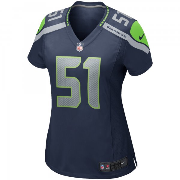 Women's Seattle Seahawks Lofa Tatupu Nike College Navy Game Retired Player Jersey