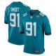 Men's Jacksonville Jaguars Dawuane Smoot Nike Teal Game Jersey