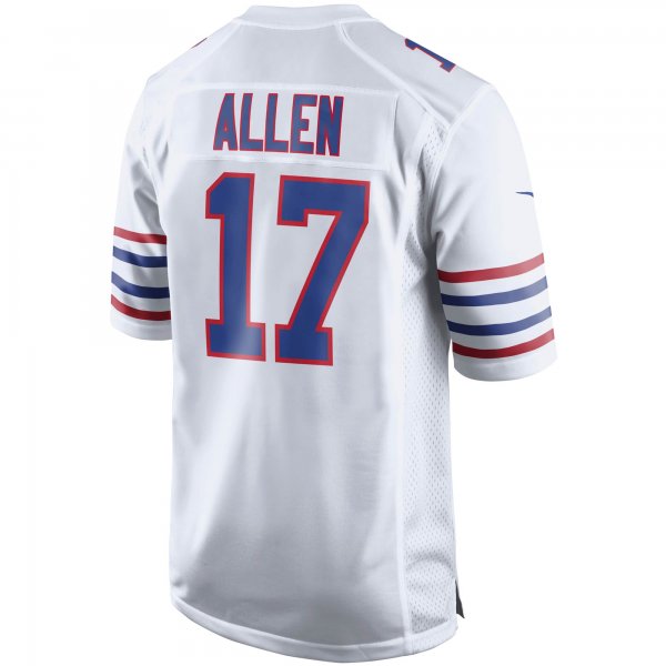 Men's Buffalo Bills Josh Allen Nike White Alternate Game Player Jersey