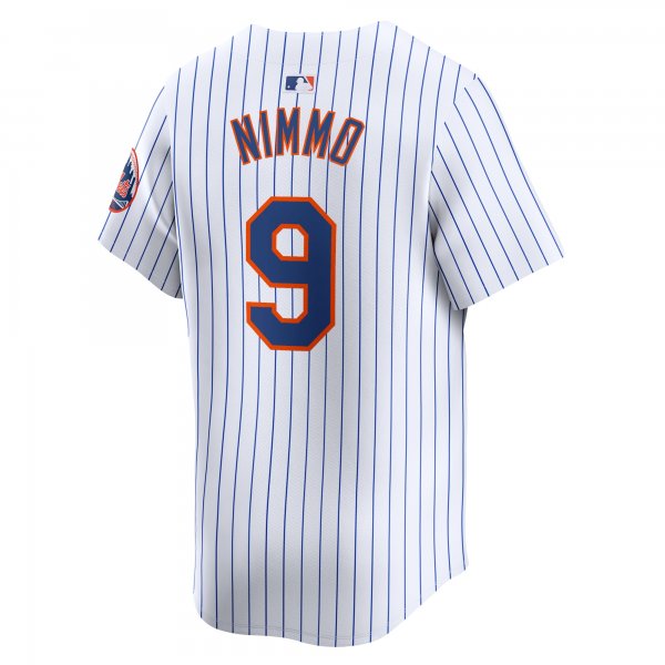 Men's New York Mets Brandon Nimmo Nike White Home Limited Player Jersey