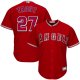 Men's Los Angeles Angels Mike Trout Red Big & Tall Replica Player Jersey