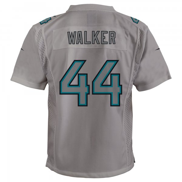 Youth Jacksonville Jaguars Travon Walker Nike Gray Atmosphere Game Jersey