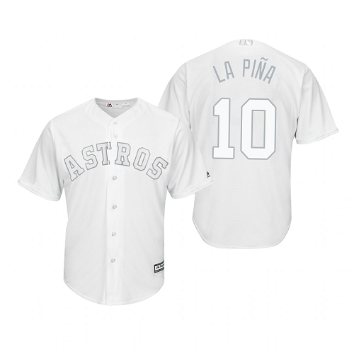 Women's Houston Astros Yuli Gurriel La Pina White 2019 Players Weekend MLB Jersey