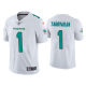 Men's #1 Tua Tagovailoa Miami Dolphins White 2020 NFL Draft Vapor Limited Jersey