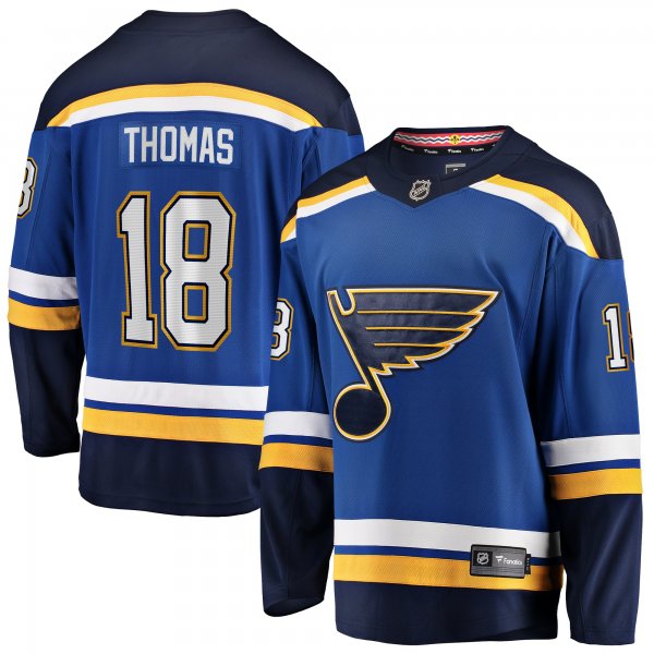 Men's St. Louis Blues Robert Thomas Fanatics Blue Home Breakaway Player Jersey