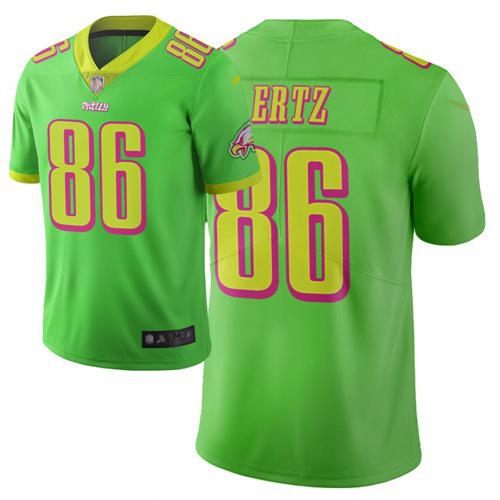 Philadelphia Eagles #86 Zach Ertz Green Men's Stitched NFL Limited City Edition Jersey