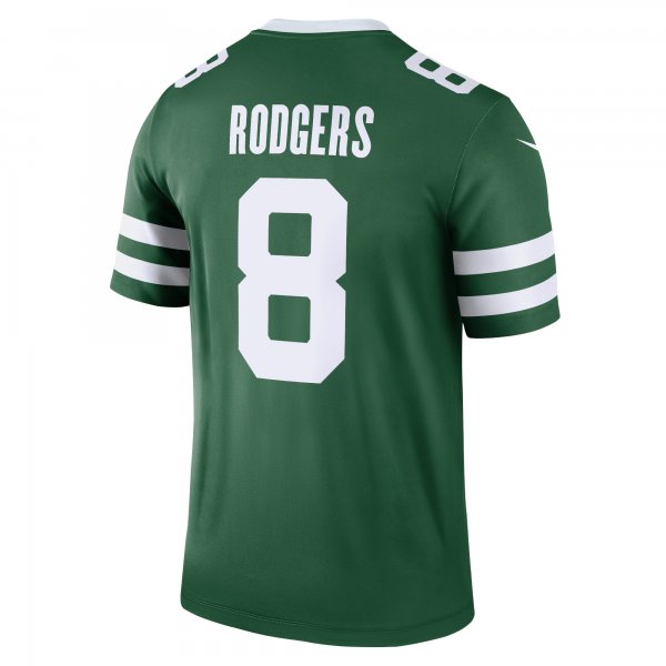 Men's New York Jets Aaron Rodgers Nike Legacy Green Legend Jersey