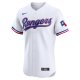 Men's Texas Rangers Nike White Home Elite Jersey