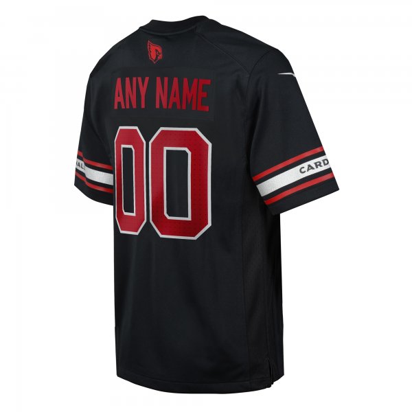 Youth Arizona Cardinals Nike Black Alternate Custom Game Jersey