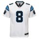 Youth Carolina Panthers Jaycee Horn Nike White Game Jersey