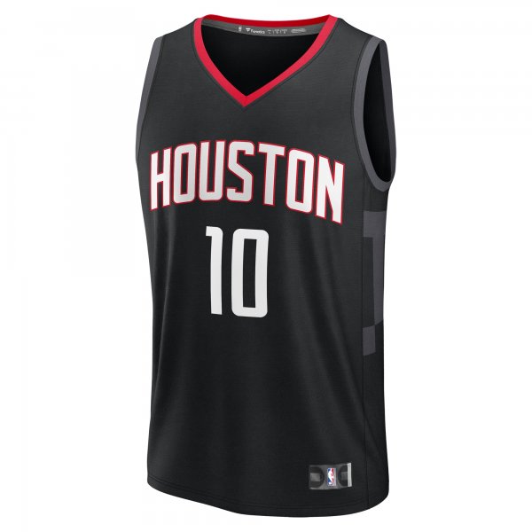 Youth Houston Rockets Jabari Smith Jr. Fanatics Black Fast Break Replica Player Jersey - Statement Edition