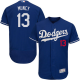 Men's Los Angeles Dodgers #13 Max Muncy Majestic Royal Blue Alternate MLB Flex Base Jersey