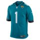 Men's Jacksonville Jaguars Travis Etienne Nike Teal Game Jersey