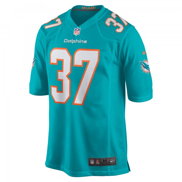 Men's Miami Dolphins Darrynton Evans Nike  Aqua Team Game Jersey