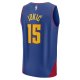 Youth Denver Nuggets Nikola Jokic Fanatics Blue Fast Break Player Jersey - Statement Edition