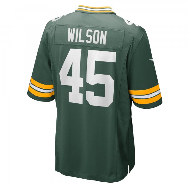 Men's Green Bay Packers Eric Wilson Nike Green Home Game Player Jersey