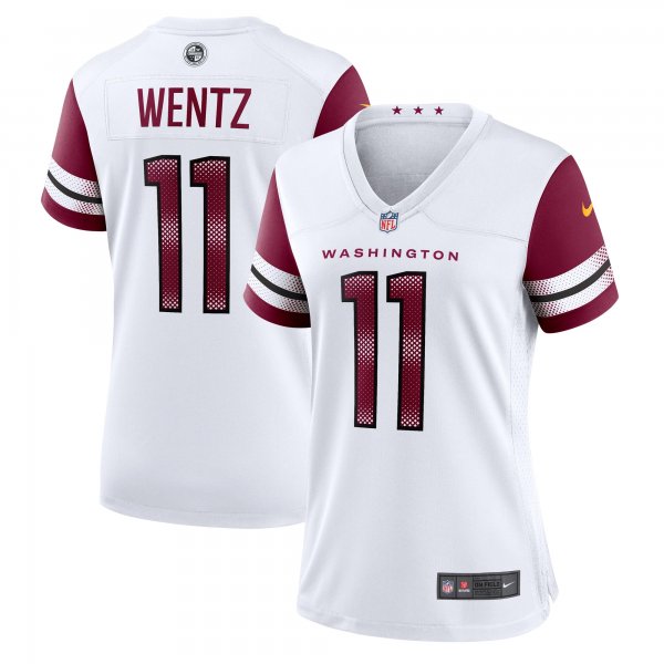 Women's Washington Commanders Carson Wentz Nike White Game Jersey