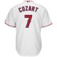 Men's Los Angeles Angels Zack Cozart Majestic White Home Cool Base Player Jersey