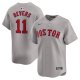 Men's Boston Red Sox #11 Rafael Devers Nike Gray Away Limited Player Jersey