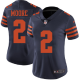 Women's Nike Chicago Bears #2 D.J. MOORE Navy Blue Vapor Limited NFL Jersey