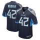 Men's Tennessee Titans Caleb Murphy Nike  Navy Team Game Jersey