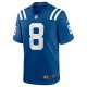 Men's Indianapolis Colts Rigoberto Sanchez Nike Royal Game Jersey