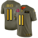 Men's Atlanta Falcons #11 Julio Jones Camo/Gold Stitched NFL Limited 2019 Salute To Service Jersey