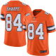 Nike Denver Broncos #84 Shannon Sharpe Orange Men's Stitched NFL Limited New Color Rush Jersey