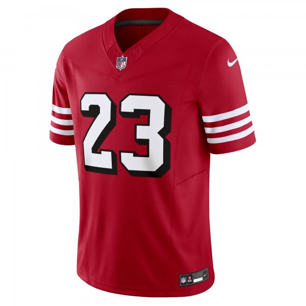 Men's San Francisco 49ers Christian McCaffrey Nike Scarlet Vapor F.U.S.E. Limited Jersey