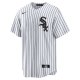 Men's Chicago White Sox Yoan Moncada Nike White Home Replica Player Name Jersey