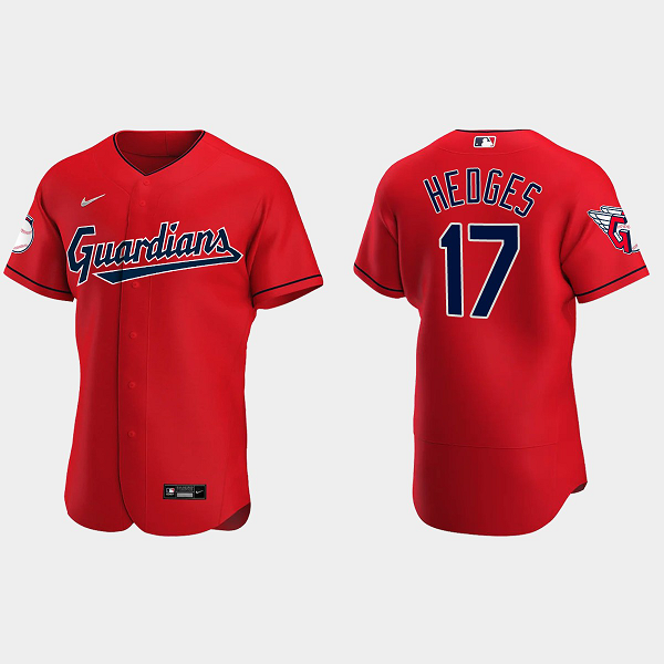 Austin Hedges Cleveland Guardians 2022 Alternate Men's Jersey - Red