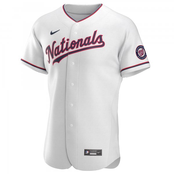 Men's Washington Nationals Nike White Alternate Team Jersey