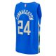 Men's Milwaukee Bucks Pat Connaughton Fanatics Royal Fastbreak Jersey - City Edition