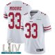 San Francisco 49ers #33 Tarvarius Moore White Super Bowl LIV Bound Men's Stitched NFL Vapor Untouchable Limited Jersey