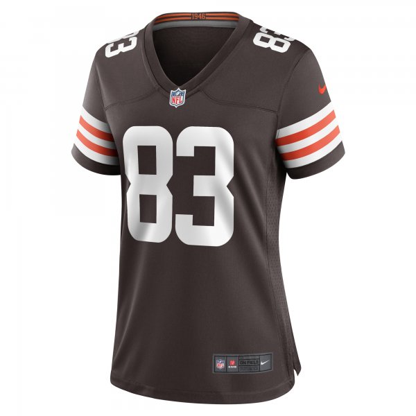 Women's Cleveland Browns Zaire Mitchell-Paden Nike  Brown Team Game Jersey