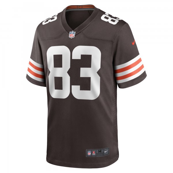 Men's Cleveland Browns Zaire Mitchell-Paden Nike  Brown Team Game Jersey