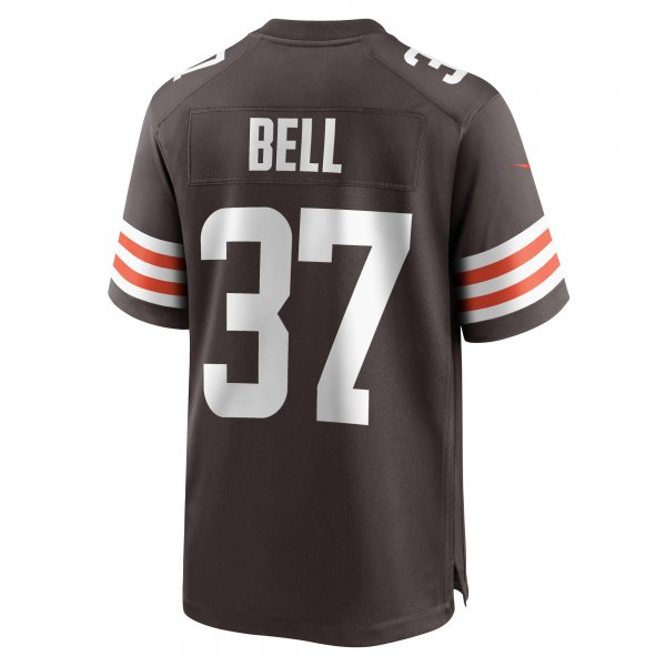 Men's Cleveland Browns D'Anthony Bell Nike Brown Game Player Jersey