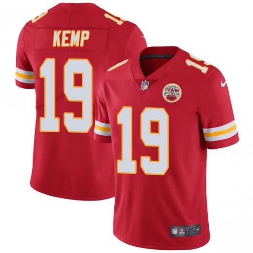 Nike Men's Kansas City Chiefs #19 Marcus Kemp Limited Road Red NFL Jersey